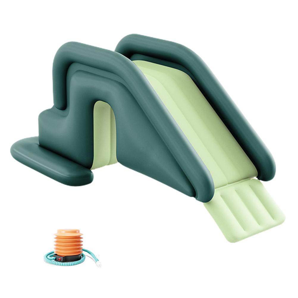 Надувная горка для лазания с водой Надувная водная горка Компактная надувная стена для лазания Парк водных горок Отдых на открытом воздухе для детей