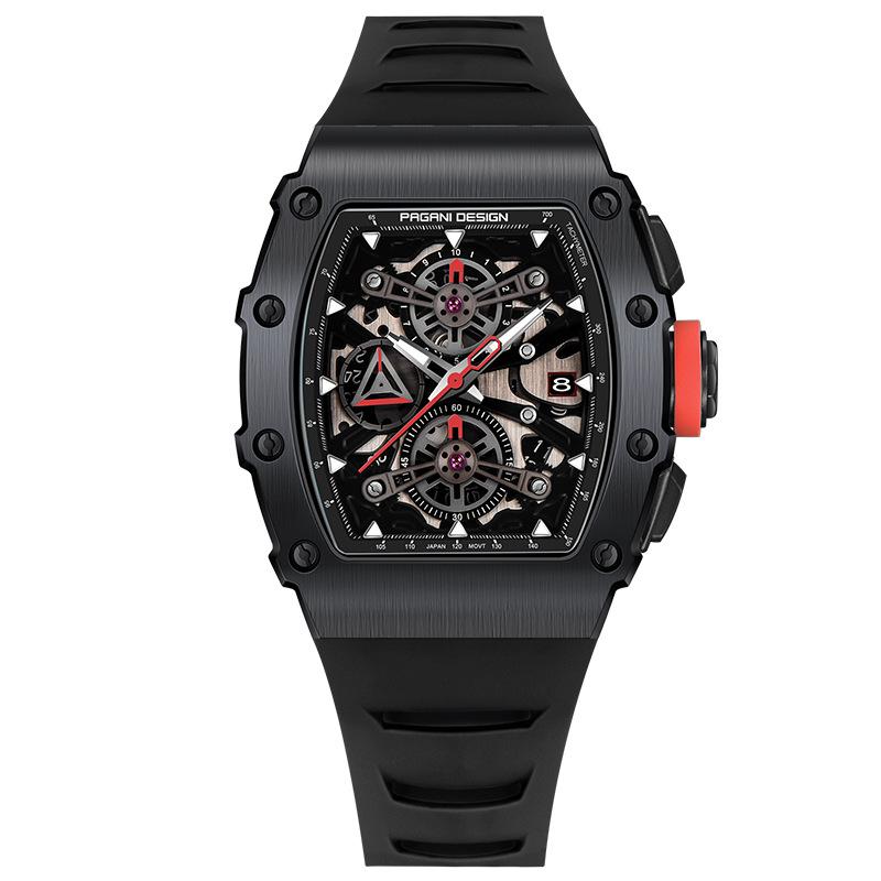 Pagani Design Мужские часы многофункциональные кварцевые водонепроницаемые часы типа «тонно» высокого класса