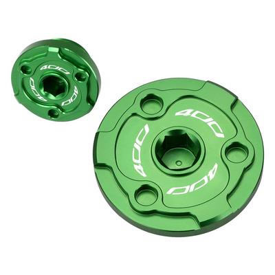 MotHeart Накладки на болты двигателя мотоцикла для Ninja 400 2018-2024, обработанные на станке с ЧПУ из алюминия T6, 2 шт., запчасти для ninja 400 (зеленый)