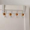 Iron Back Door Hooks White Door Towel Hanger Bathroom Accessories Door Hanger Rack  Home Storage