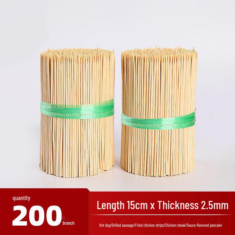 Bamboo Skewers for BBQ and Roasting