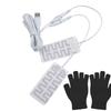 Портативная грелка Зимние электрические перчатки Грелки USB-нагрев Перчатки Коврик Зимний Наружный Обогреватель для рук и ног для зимних холодов