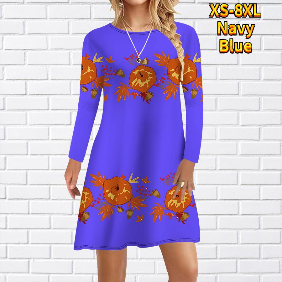 Женское повседневное платье с рисунком из мультфильма, оранжевые платья с принтом для женщин, платье с круглым вырезом и коротким рукавом, размер плюс