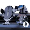 Mobile Phone Holder Air Outlet Gravity Sensor Car Holder Gravity Frosted Simplicity Solid Metallic Material