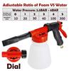 Car Wash Foam Gun Garden Hose Sprayer Foam Sprayer with Adjustable Ratio Dial Soap Foaming Sprayer