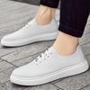 Soft Sole Comfortable Casual Shoes Simple Small White Shoes Men's Genuine Leather Shoes Lightweight Loafers Men's Walking Shoes