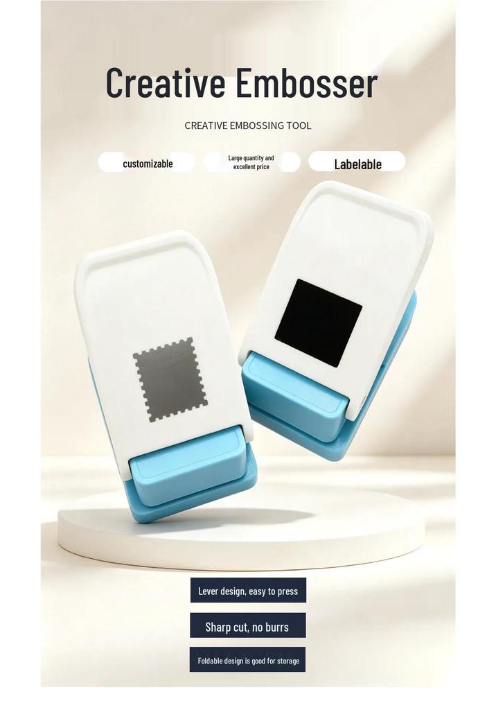 Large Labor-Saving DIY Card & Journal Stamp Embosser for Kindergarten