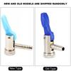 8mm Car Van Bike Tyre Airline Inflator Valve Tire Air Chuck Connector Clip On