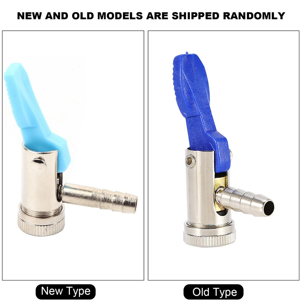 8mm Car Van Bike Tyre Airline Inflator Valve Tire Air Chuck Connector Clip On