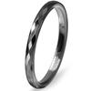 [lapisia] Можно гравировать, не вызывающее аллергию кольцо из вольфрама, мужское парное обручальное кольцо, многогранная огранка (2мм черный (нет гравировки), нет. 13)