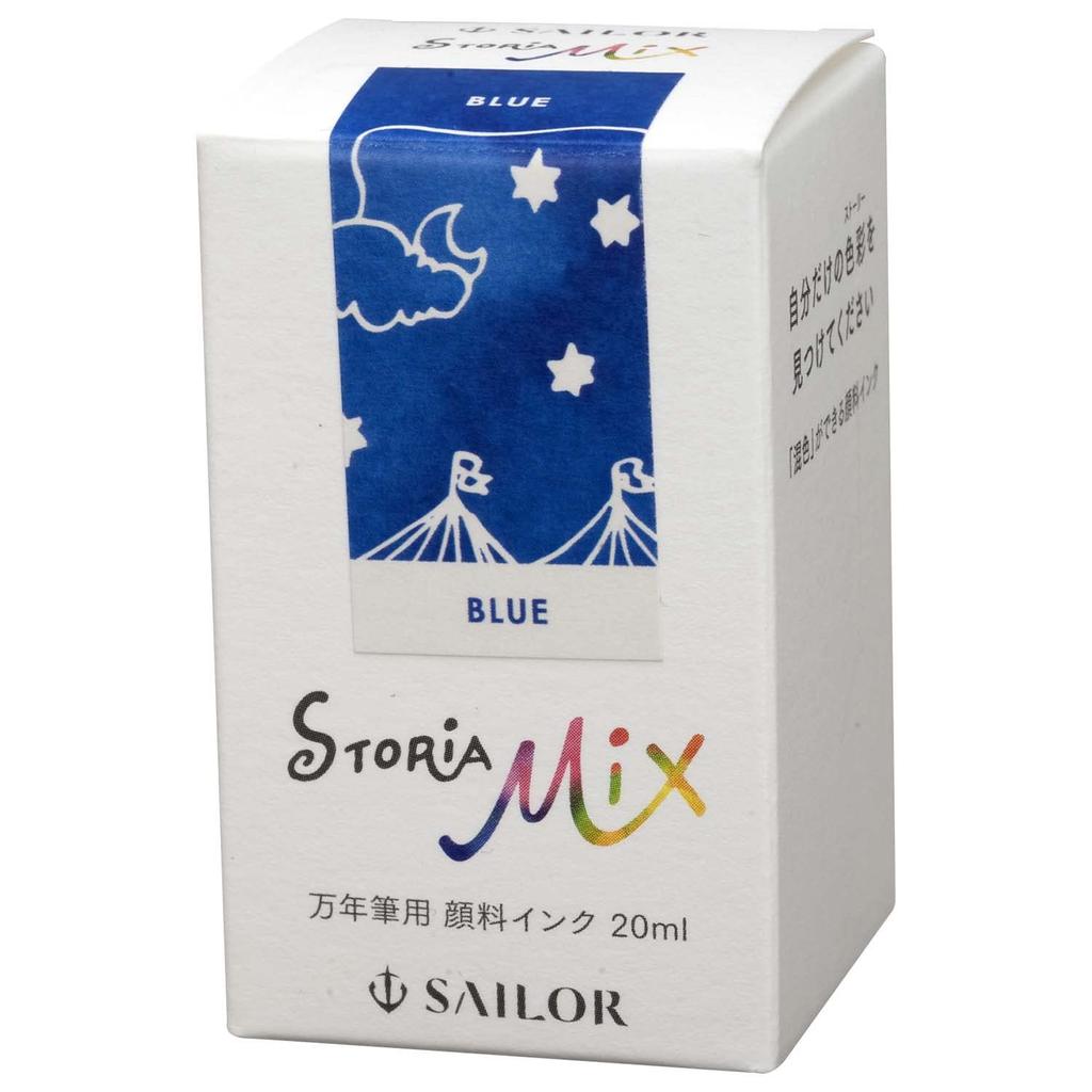 Sailor fountain pen Fountain Pen Bottle Ink Storia Mix Pigment Ink Blue 20ml 13-1503-240