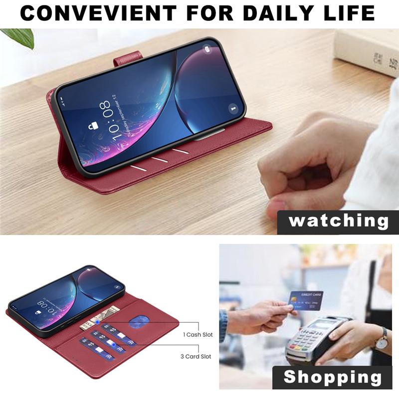 Wallet Flip Anti-theft Case For Tecno Spark 40c 40 Pro Plus Pop10 Pova7 Ultra Por 5G Leather Cover RFID Blocking Protective Bags