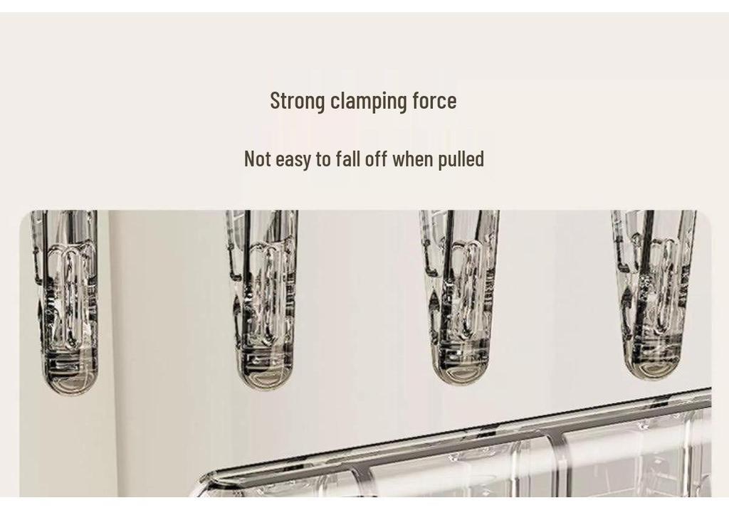 Multi-layer Luxury Sock Drying Rack with 14 Clips for Home and Balcony