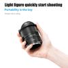 7artisans 10mm II Sony E Ультра Светосильный Объектив с Ручной Фокусировкой F2.8 Крепление E, Совместимый, Широкоугольный, Рыбий Глаз, Полнокадровый, Объектив, (2 года гарантии)
