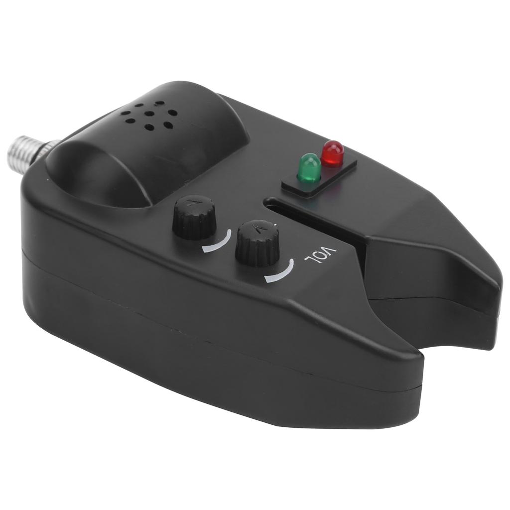 Fishing Bait Alarm LED Indicator Audible Visual Alarming Adjustable Volume for EU Style Rod Holder