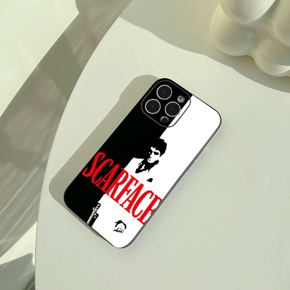 S-Шрам-Мода Горячий Чехол Для Телефона Для iPhone 17,16,15,14,13,12,11 Pro Max,16Plus,XS Мягкий Черный Чехол