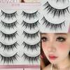 Japanese Cosplay False Eyelashes Faux Mink Fake Eyelashes Extensions Doll Strip Lashes for Women