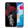Японский Темный Дракон Татуировка Чехол для Телефона Для Xiaomi Redmi Note 15 14 13 12S 12 Pro Plus 11S 11E 11 11T 10S 10 Арт Мягкий Узор Cov