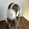 Плюшевые наушники Bowknot для холодной погоды, модные защитные наушники, толстые меховые наушники для женщин, катания на лыжах, пешего туризма