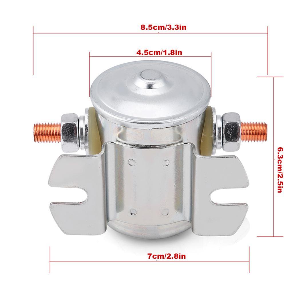 Continuous Duty Solenoid Relay Switch 12V 150A for Cart 1114208 1114218 67‑702