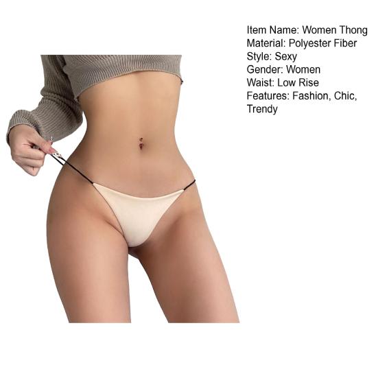 Сексуальные стринги для женщин, дышащие, с Т-образной спинкой, тонкой лямкой, нижнее белье, заниженная талия, мягкие, эластичные, дерзкие трусики