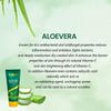 Sunny Herbals Aloe Moisturizing Gel Hydration Fast Absorbing Makeup Friendly For Dry Sensitive Skin 100 gX Pack Of 2