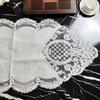 Новая европейская овальная льняная вышитая качественная скатерть для кухни, холодильника, журнального столика, бара, подставки под чашки, украшения для рождественской вечеринки