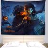 Halloween Decoration Tapestry Wall Hanging Bohemian Hippie Room Decoration Witchcraft Hanging Cloth