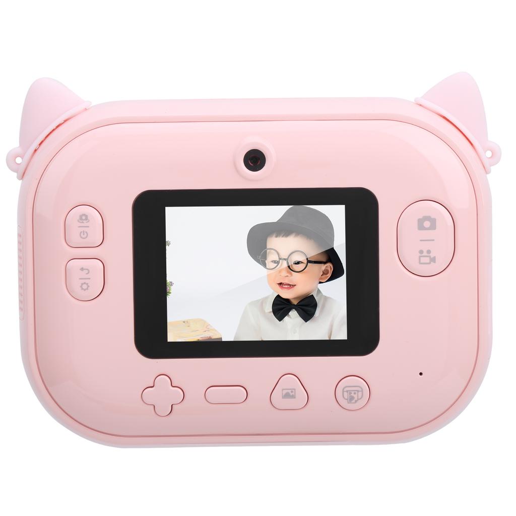 12MP Children Print Camera Instant Thermal Black and White Printing WIFI Cam for Over 3 Years