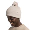Buff Knitted Renvi Beanie, Unisex grey Cap