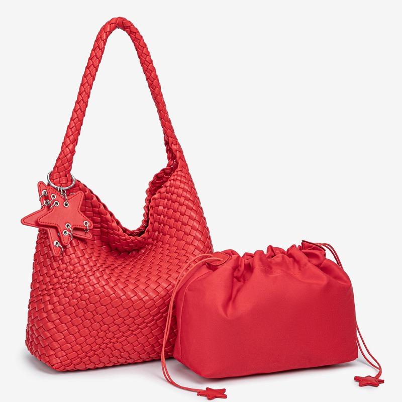 Сумка ручной работы, средняя большая вместимость, сумка-тоут для мамы и ребенка, простая повседневная сумка через плечо