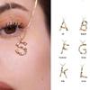 Colorful Zircon Alphabet Necklace: Women's European & American Design
