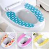 Toilet Seat Cover Soft WC Paste Pad Washable Bathroom Warmer Seat Lid Closestool Sticky Seat Mat