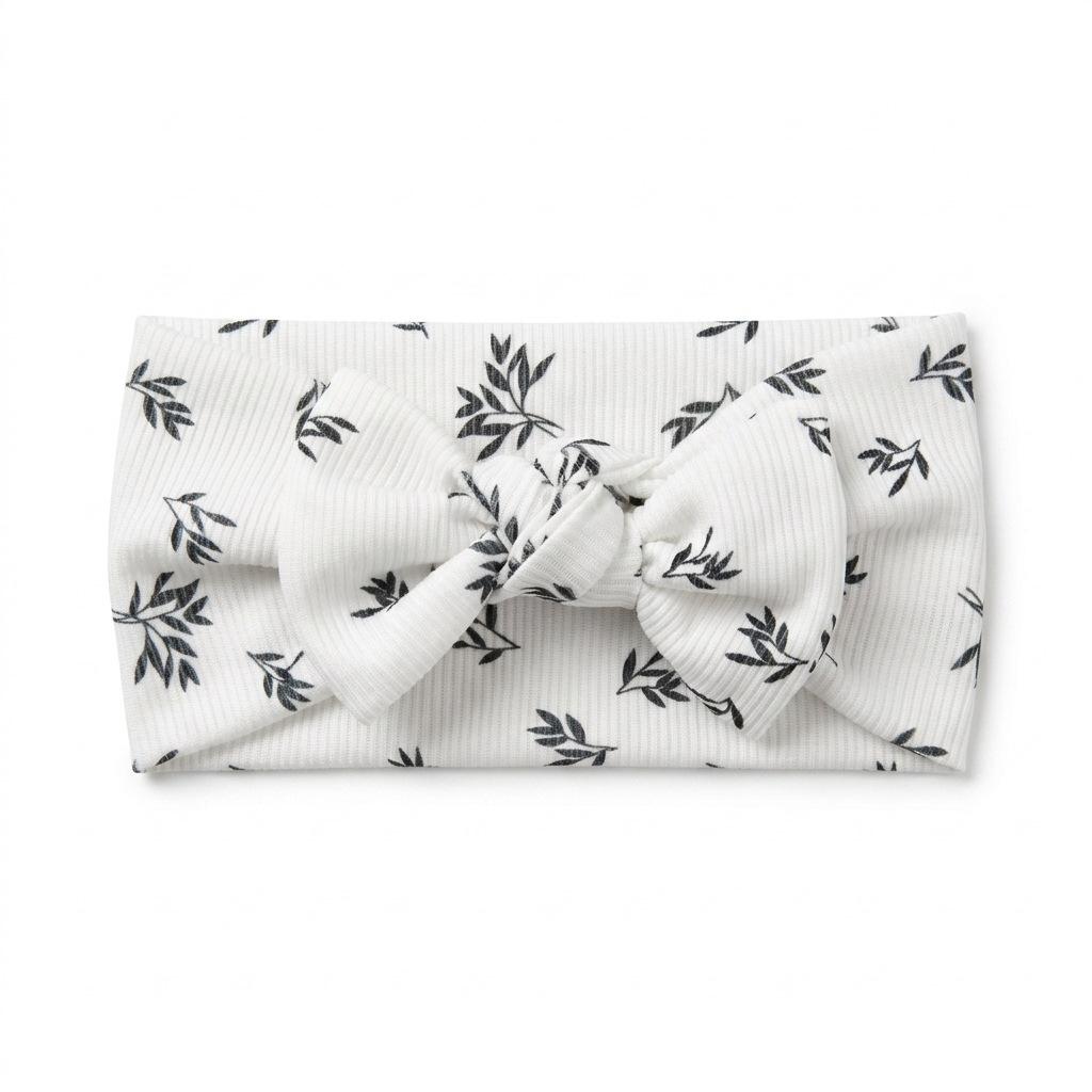6 Pack Assorted Vintage Floral Ribbed Headbands for Girls Hand-tied Knot Turban Skin-friendly Traceless RTS