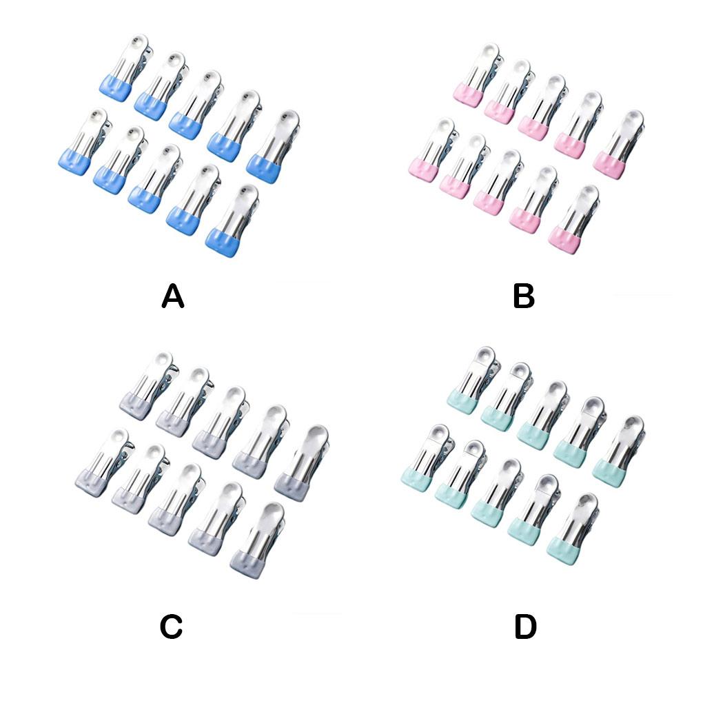 10Pcs Clothes Drying Hanger Anti-Skid Multi-functional Home Fixed Clamps Windproof Outdoor Clothespins Household Kitchen Towel