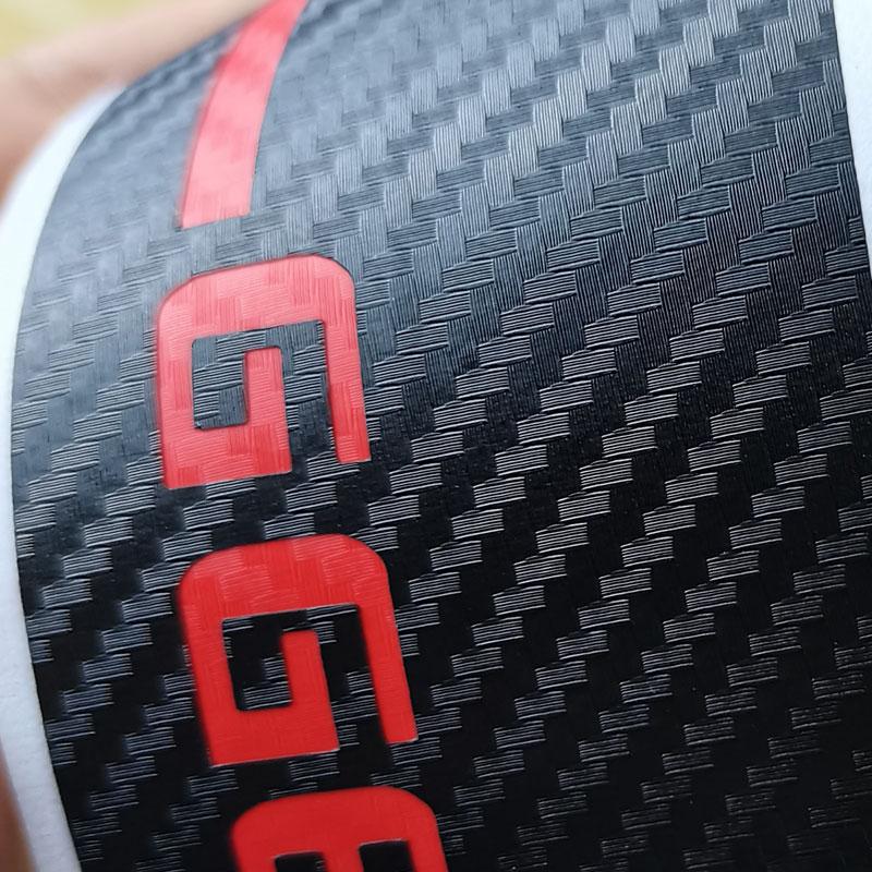 For Geely Coolray 2020 2021 Specialized High-position Brake Light Stickers Car Logo Carbon Fiber Texture Automobiles