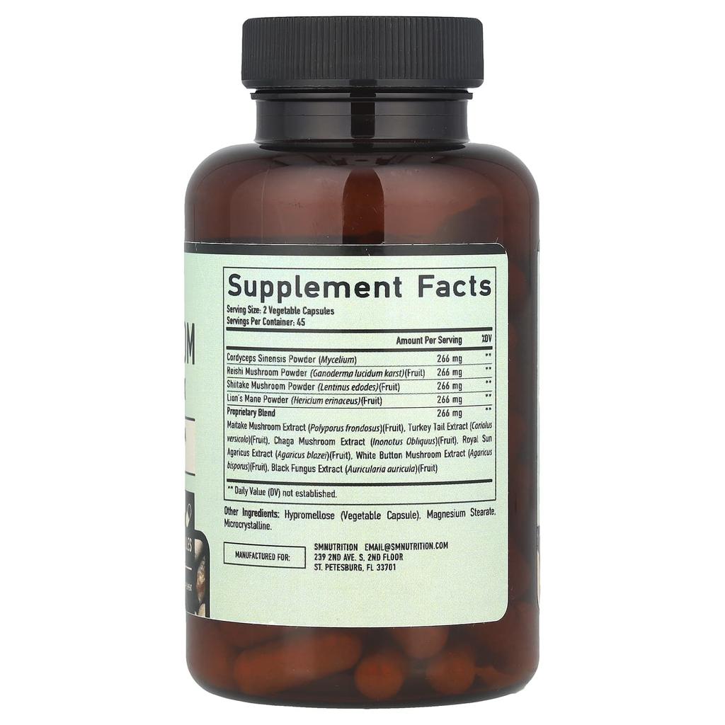 10 Mushroom Complex, 90 Capsules