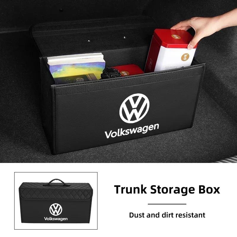 Car Trunk Storage Box Organizer Stowing Tidying Container Bag For Volkswagen VW Scirocco Beetle Golf Passat Polo Tiguan Touran zj8