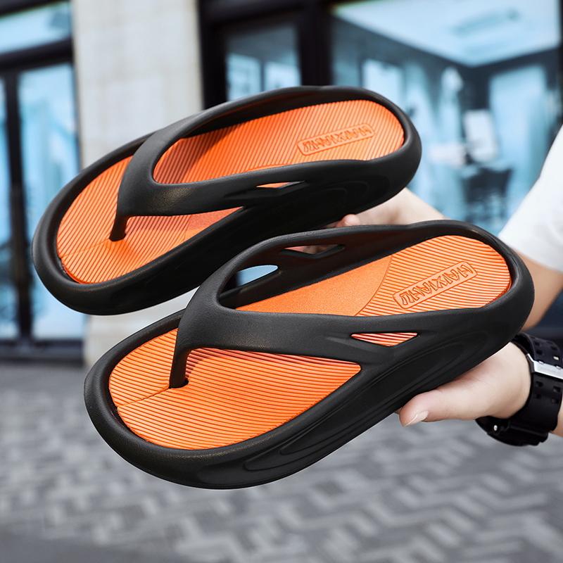 2024 Дизайнерские новые мужские плоские нескользящие сандалии большого размера, пляжные повседневные уличные шлепанцы, шлепанцы, мужская обувь для ванной