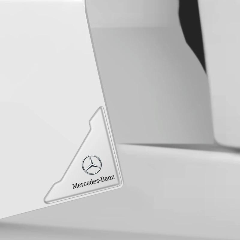 AAVR1 2Pcs Car Door Corner Cover Anti-Scratch Protection Sticker For Mercedes benz A C E class AMG W204 W205 W176 W211 W213 GLA GLC
