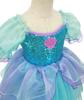 Princess Dress Blue Cosplay Kids Costume Event Stage Outfit Disguise Fancy Dress Recital School Festival Cultural Festival Day [Axaxa] Children's