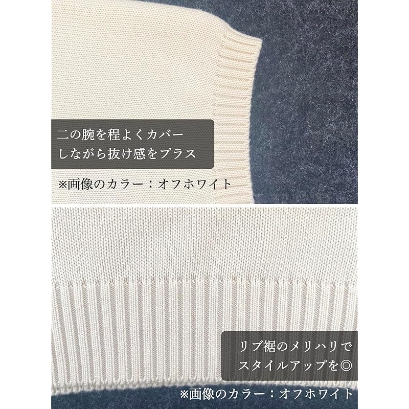 [BN1 select] knit short sleeve ladies spring summer autumn clothes Beautiful cotton sweater crew neck tops women's clothing 30s 40s 50s gray gray