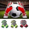1 Pair Adults Kids Professional Soccer Goalkeeper Gloves Finger Protection Goalkeeper Thickened Latex Football Goalkeeper Gloves