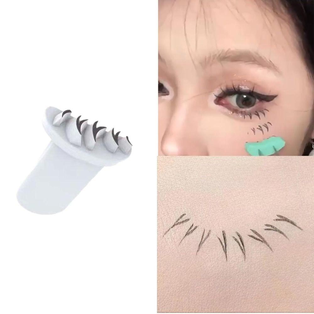 Шаблон для нижних ресниц Little Devil, натуральный штамп для ресниц, косметические средства