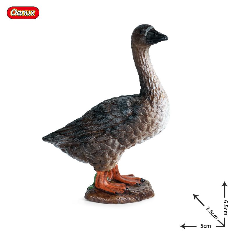 Oenux Модель Домашней Птицы Симуляция Гусь Лебедь Стая Утки Статуэтки Фермерских Животных Миниатюрная Фигурка Образование Детская Игрушка