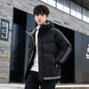 Large Size New Men's Winter Cotton-padded Clothes, Winter Jackets, Hooded Feather Rong Cotton-padded Clothes, Thickened Men's Youth Cotton-padded
