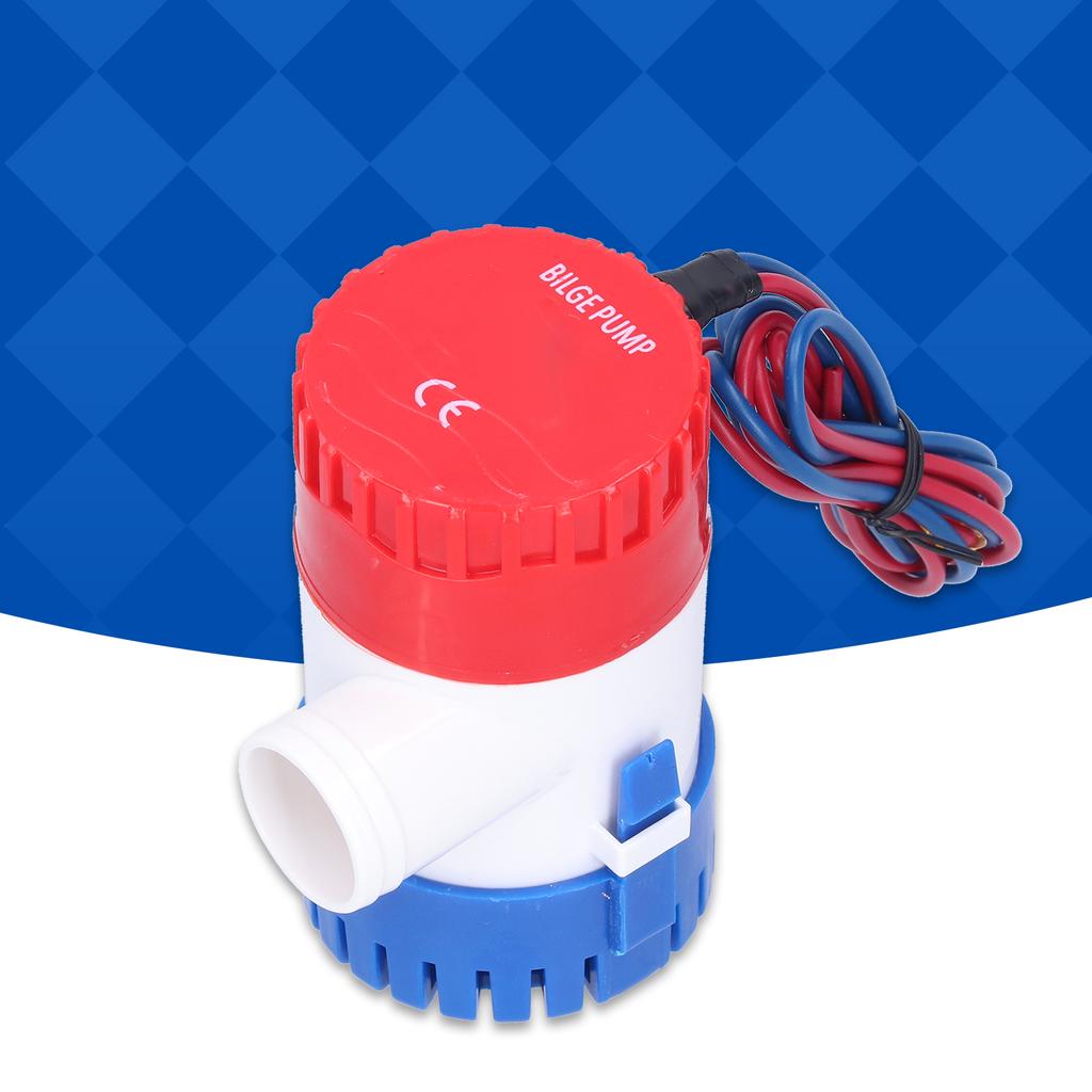 Bilge Pump SemiAutomatic Electric Small Submersible Pump for Drain Provide Power 12VCelsius24V 350Celsius500Celsius750Celsius1100GPH(24V 500