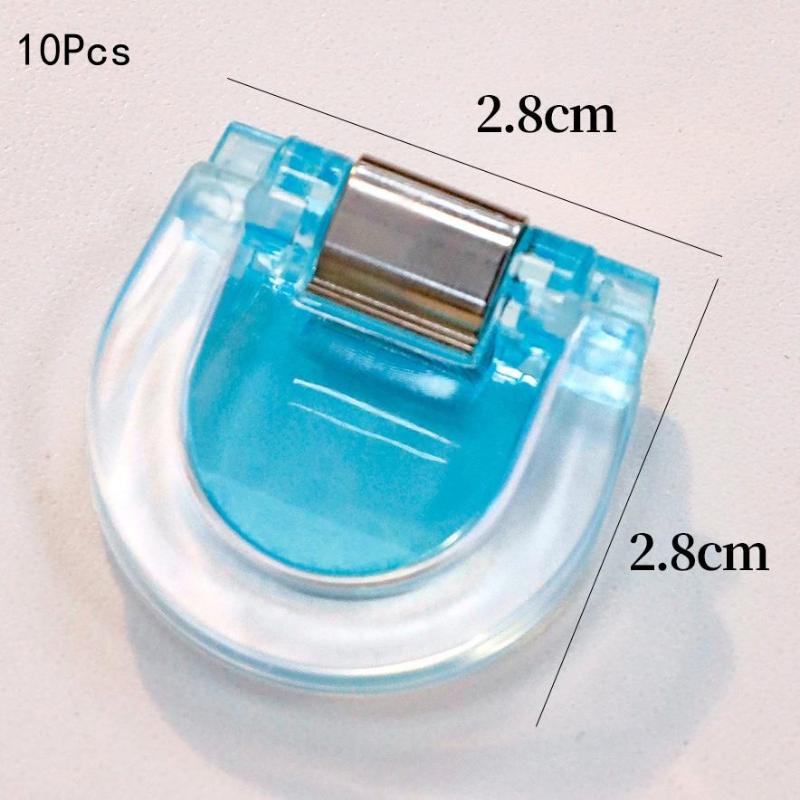 5/10 шт. Красочные прозрачные мини-многофункциональные зажимы Зажимы для хранения Зажимы для запечатывания Зажим для скрепления Зажим для файлов Зажим для скрепления блокнота