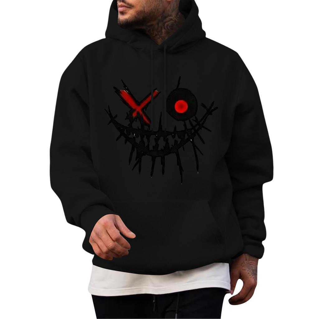 Мужская повседневная толстовка модная толстовка с капюшоном для отдыха топы подростковая уличная мода рубашка с длинным рукавом теплая