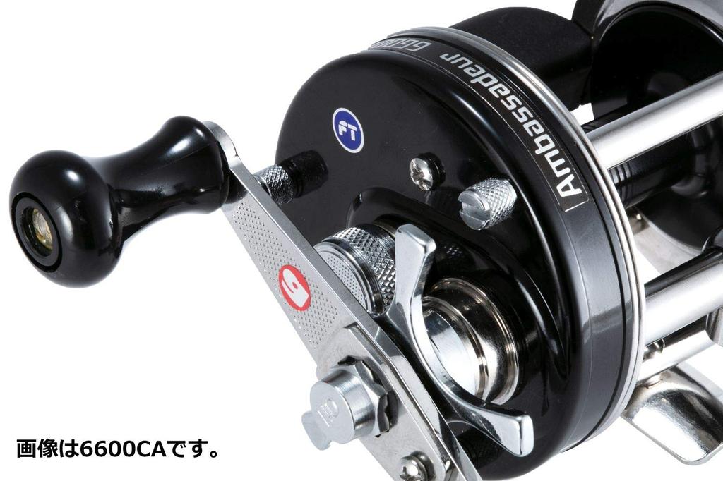AbuGarcia Ambassador 6601CA Factory Tune Black Left Hand Clutch Type Double Hand Bass Snakehead Catfish Top Water Round Reel (Посол)